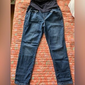 Gap Best Girlfriend Maternity Jeans Size 31R Over Belly